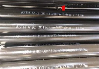 Tubo de acero sin costura de carbono A192